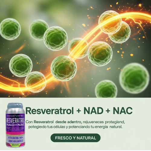 👉 “Resveratrol NAD+NAC – Energía, vitalidad y salud celular en una sola cápsula”
