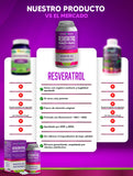 ✨ Resveratrol + NAD + NAC – Fórmula Avanzada Antioxidante