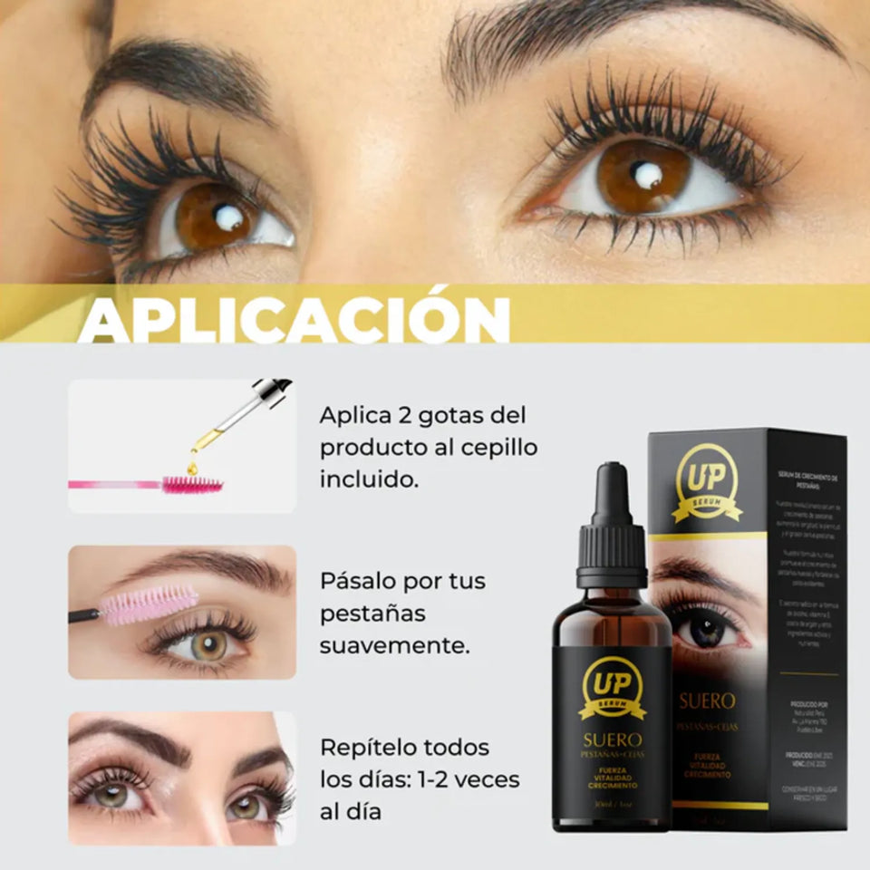 “¡Luce pestañas largas y cejas perfectas en pocas semanas!”